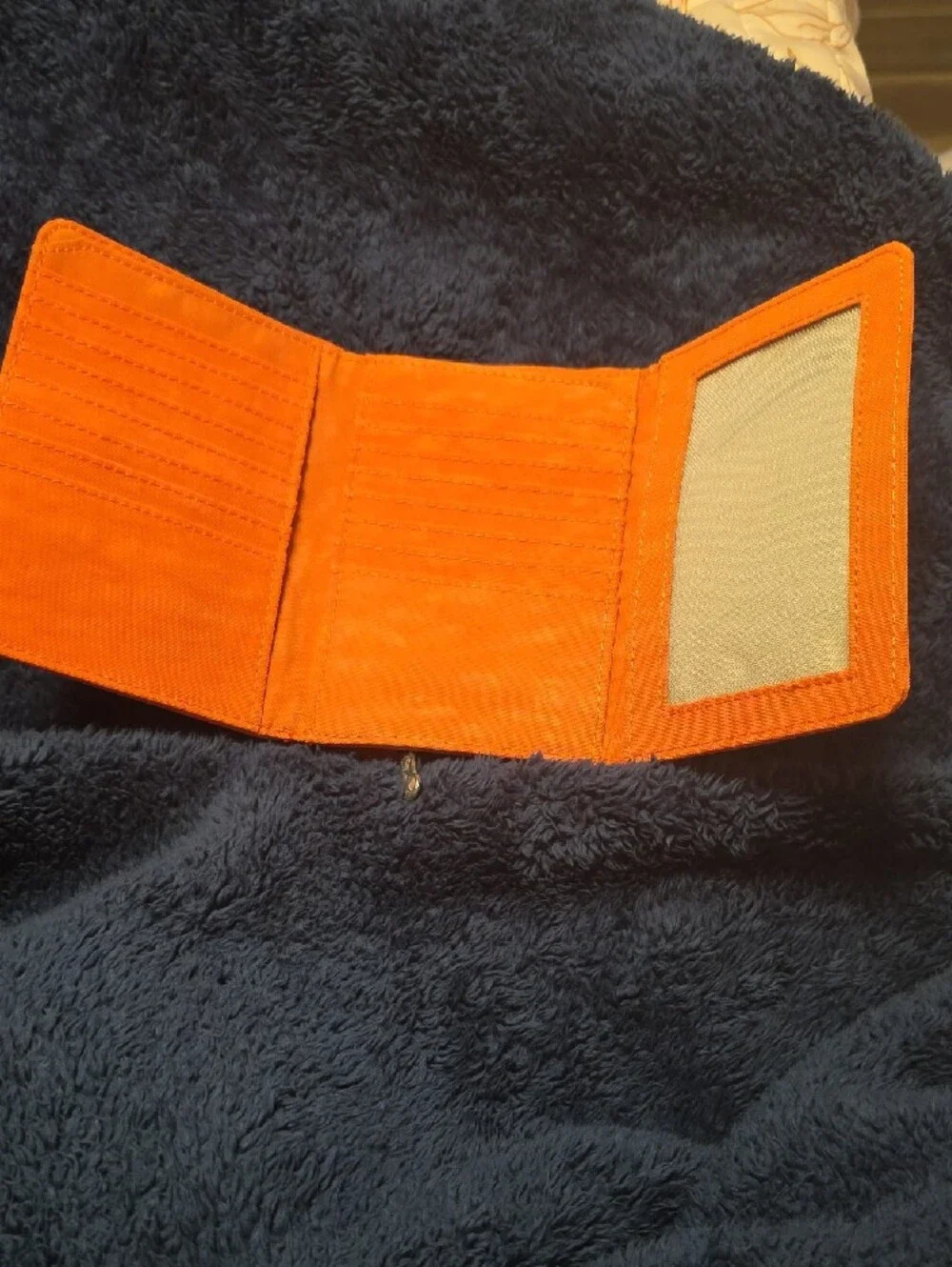 Kipling Coral-Orange Card & Key Holder Wallet